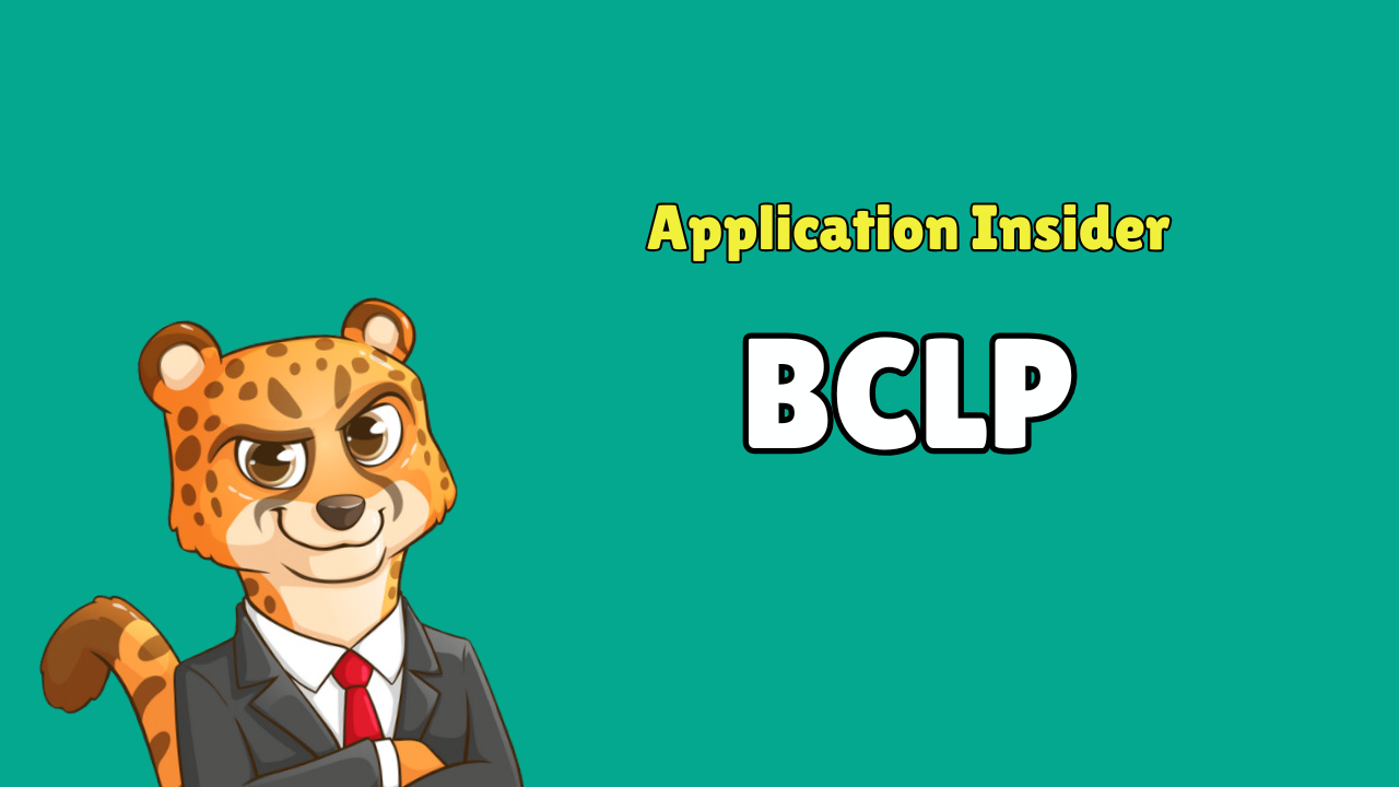 BCLP - Application Insider