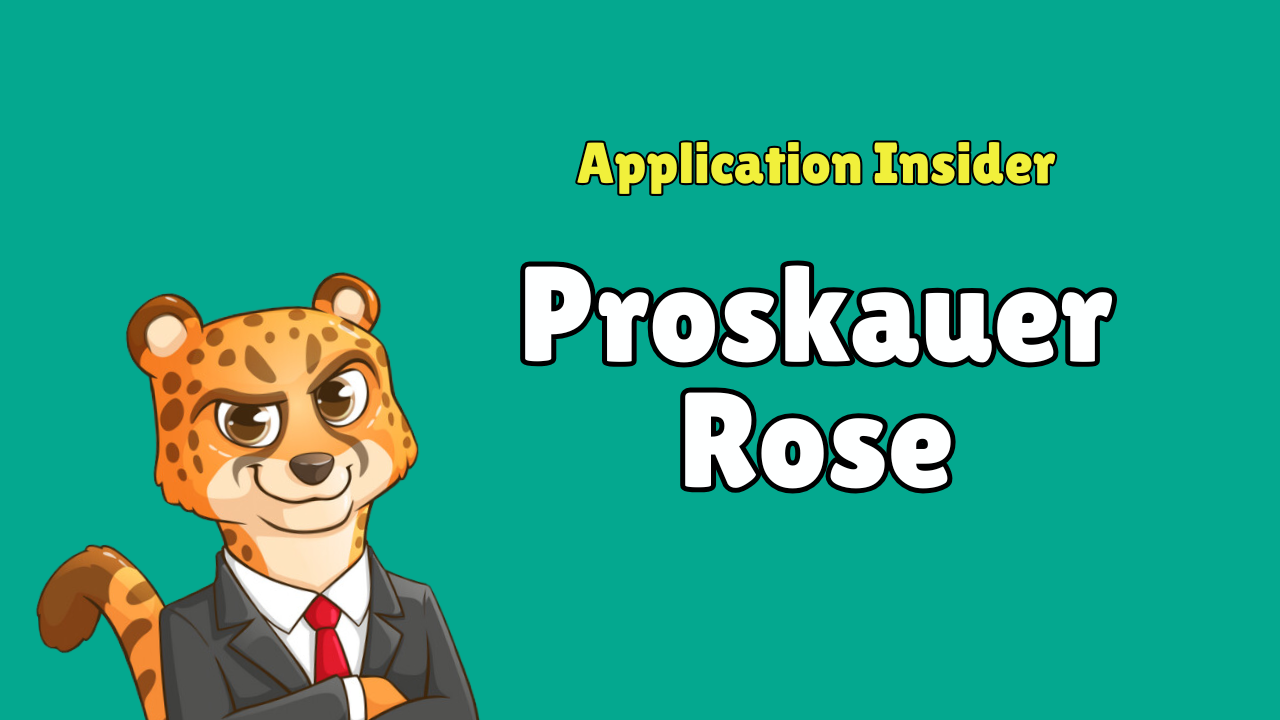 Proskauer Rose - Application Insider