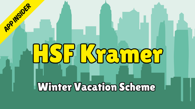 HSF Kramer (Winter Vacation Scheme 2025) - Application Insider